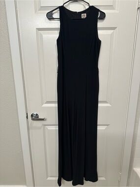 Anne Klein Black Sleeveless Jumpsuit